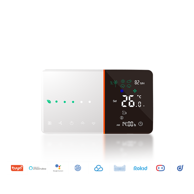 Beca BAC-005 Smart Temperature Module Sensor Dual Relay Output Wifi Wireless Thermostat Switch Controller Wall Mounted Hospital