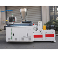 Machine d'extrusion de plastique à double vis conique Andaz, machine d'extrusion de panneaux en PVC WPC