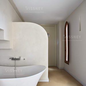 <span class=keywords><strong>Kit</strong></span> tout-en-un pour murs et sols de salle de bain imperméables avec <span class=keywords><strong>peinture</strong></span> liquide acrylique microciment - Product Image 1