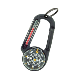 Termómetro de bola con mosquetón para senderismo, camping y accesorios de mochila, clip para almendras amargas, para mochila y parka - Product Image 1