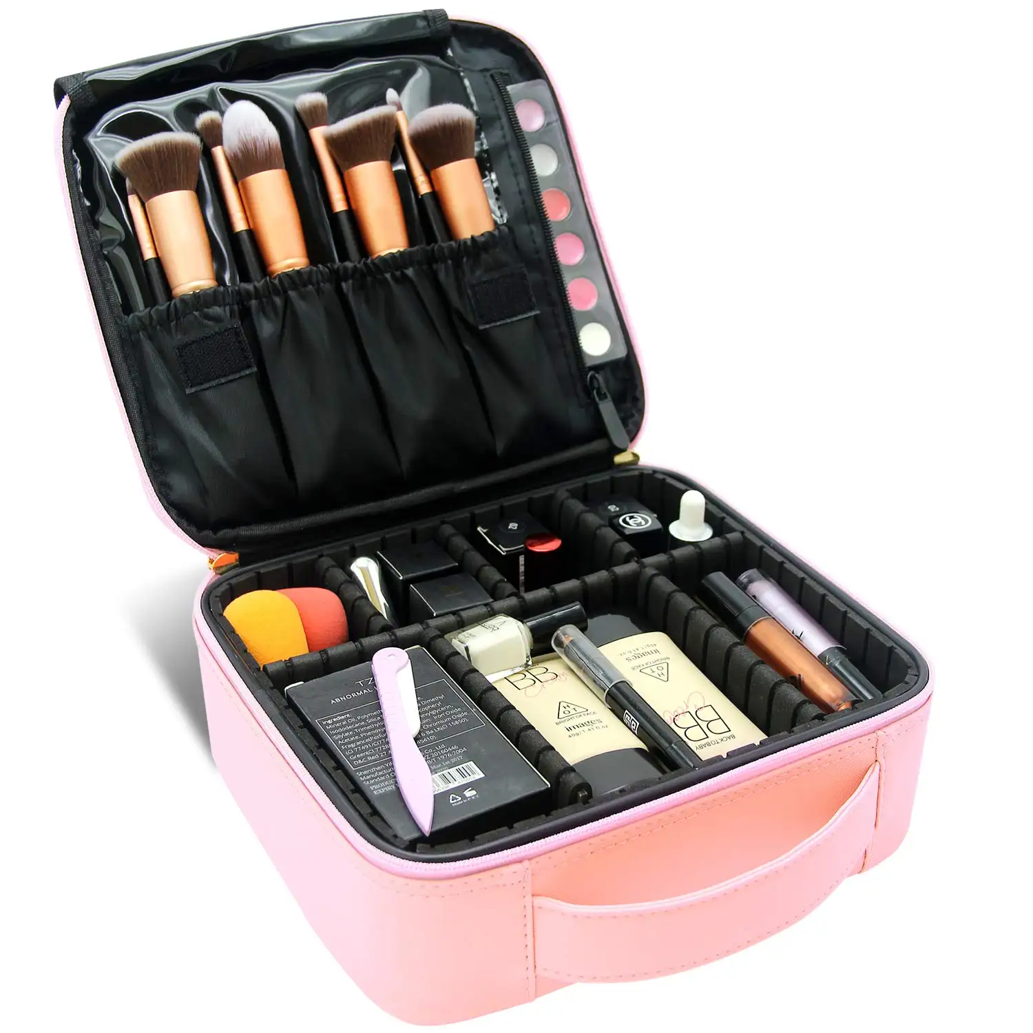 Casing Kosmetik Portabel Profesional EVA, Kantung Kosmetik Dandan Mewah Makeup, Kemasan Organizer, Tas Kosmetik untuk Perjalanan 2021