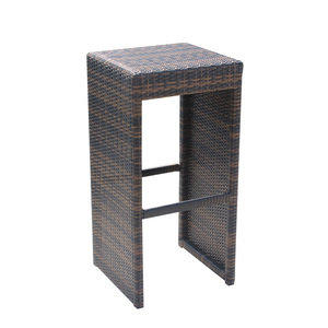 Jessie Outdoor <strong>Wicker</strong> Barstools <strong>Bar</strong> <strong>Setting</strong> <strong>Bar</strong> Height Patio Furniture - Product Image 4