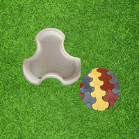 Moule en Silicone Incassable à Démoulage Facile pour Pavés Autobloquants en Caoutchouc Plastique pour Briques de Béton
