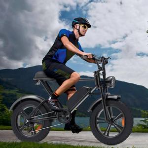 Bicicleta Eléctrica de 7 Velocidades con Llantas Anchas, 1000W, 48V, Diseño Impermeable, Doble Amortiguación, Bicicleta Eléctrica Retro Más Vendida <span class=keywords><strong>para</strong></span> Playa, Montaña y Uso Diario - Product Image 5
