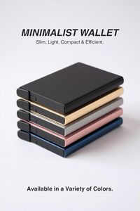 Custom Logo Slim Aluminum Credit <b>Card</b> Holder Wallet for Men RFID Blocking Minimalist Metal for up Wallet Portable Promotional - Product Image 3