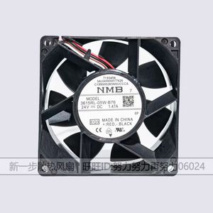Ventilateur d'inverter NMB 9038 24V 1.47A 9Cm, ventilateur de refroidissement sans balais DC, modèle 3615RL-05W-B76 - Product Image 1