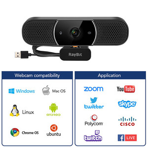 Webcam per <span class=keywords><strong>computer</strong></span> portatile conferenza 2K con microfono e altoparlante - Product Image 5