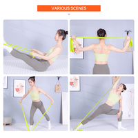 Banda de Resistencia Elástica Antideslizante LIVEUP para Yoga, Estiramiento, Fisioterapia, Pilates, Ejercicio, TPE