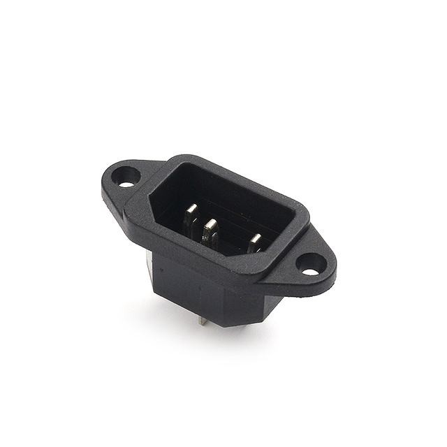 ZhaoFa AC-02 3-Pin Male Plug Socket 10A 250V Residential/General-Purpose Power Connector