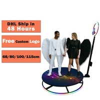 Nieuwe Ontwerp Photobooth Machine Geld Blower Gratis Aangepaste Logo 360 Photo Booth Met Grote Prijs