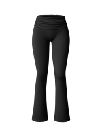 Leggings acampanados de yoga para mujer, leggings ajustados sin costuras para fitness y gimnasio