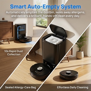Robot Aspirador GV2L-SJ con Navegación LDS, Succión de 3500Pa, Base de Autovaciado, Control por App y Voz, Aspiradora y Mopa Inteligente - Product Image 4
