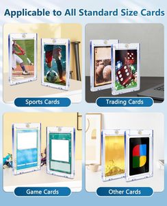 Magnetic <b>Card</b> <b>Holder</b> for Trading <b>Cards</b>, 35pt Ultra Clear Baseball <b>Card</b> Protectors, - Customizable - Product Image 5