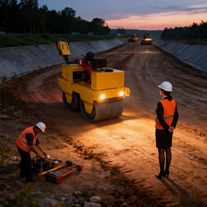 Gran oferta, motor diésel autopropulsado, mecánico, rodillo de carretera de 1 tonelada a la venta - Product Image 3