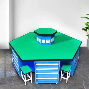 Station d'assemblage <span class=keywords><strong>de</strong></span> moules pour écoles <span class=keywords><strong>de</strong></span> formation, armoire hexagonale à six faces personnalisable OBM, six positions, capacité <span class=keywords><strong>de</strong></span> charge <span class=keywords><strong>de</strong></span> 300 kg - Product Image 4