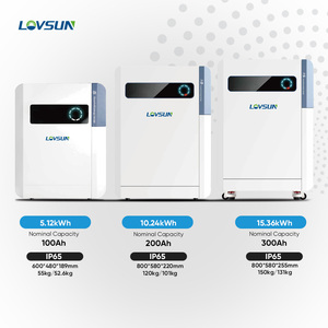Lovsun LiFePO4 Split IP65 Wall-Mounted Solar Energy Battery 51.2V 5Kwh 10Kwh 15Kwh 100Ah 200Ah 300Ah Home Use Lovsun LFP 5000 Ho - Product Image 4