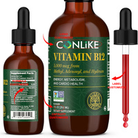 Gouttes liquides de complexe de vitamine B OEM avec B12 et B6, liquide oral naturel pour adultes