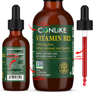 Suplemento de Vitaminas del <span class=keywords><strong>Complejo</strong></span> <span class=keywords><strong>B</strong></span> en Gotas Líquidas OEM, Vitamina B12 con Vitamina B6, Suplemento Nutricional Oral - Product Image 2