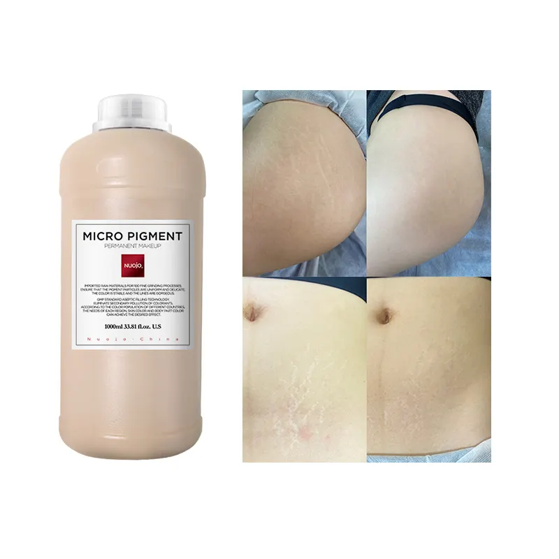 OEM Private label Permanent Body Stretch Mark Vitiligo Camouflage Ink Skin Tone Tattoo Pigments Scars Remover pmu pigment