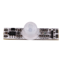 Lampu Sensor PIR DC5V 24V 192W 8A 1CH 12V Modul LED Satu Warna Dipasang di Sirkuit Tangga Ruang Bawah Tanah Toilet