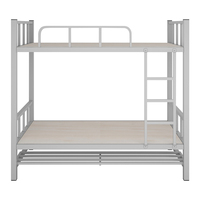 Lit Double de haute qualité pour adulte, dortoir en acier métallique, lit superposé Double pour adulte