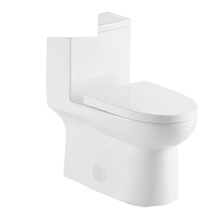 Fabricants en gros de toilettes modernes en céramique de haute qualité, monobloc, à double chasse, à fermeture lente, à poser au sol, économiseuses d'eau pour salle de bain - Product Image 1