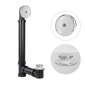 حوض استحمام بفتحة واحدة لحوض الاستحمام ، طقم غطاء لتصريف النفايات الفائق ، مناسب Sch. 40 أنبوب بولي كلوريد الفينيل ABS نفايات الحمام للحمام يوني الأخضر - Product Image 5