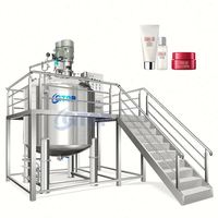Nouvelle Machine Émulsifiante Cosmétique Portable Sous Vide avec Pompe pour Crème Corporelle, Crème pour la Peau et Lotion – Équipement de Production Industrielle