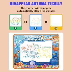Nouveau <span class=keywords><strong>Magic</strong></span> enfants eau Doodle planche à dessin écologique bébé tapis de jeu recyclé eau utiliser couleur tapis pour jouer - Product Image 2
