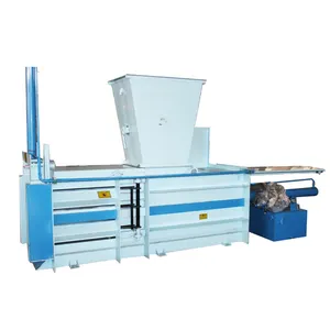 Horizontal hydraulic cotton fiber old clothes press for baling into bales factory for sales