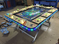 Ocean King 3 Plus King of Crab Game Option Nouveauté Populaire 8 Joueurs Table de jeu de pêche pliable 55 pouces Machine de pêche