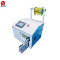 Máquina Automática para Atar y Envolver con Alambre Metálico de la Fábrica KUNJIN, para Empacar Pan, Piruletas, Bolsas de Aperitivos y Cajas de Alimentos