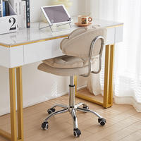 Chaise de bar exécutive moderne, chaise élévatrice, tabouret de coiffure et de beauté pour la maison, bureau à domicile, avec coussin de table double niveau amovible