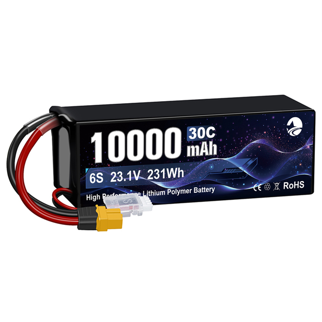 Drone Battery 6S Lipo 22.2V 6000/6500/7000/7500/8000/10000mAh 30C LiHV Battery for 7-8inch 400-450mm X8 10inch FPV
