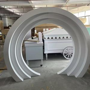 Nuevo Arco de PVC con Forma Redonda Amagized para Telón de Fondo de Boda con Luces LED para Decoración de Eventos - Product Image 5