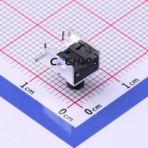 TS-1034-A7B3-D2 Tactile Switch SMD Switch Single Pole Single Throw Round Button 2.5N Horizontal Mount - Product Image 2