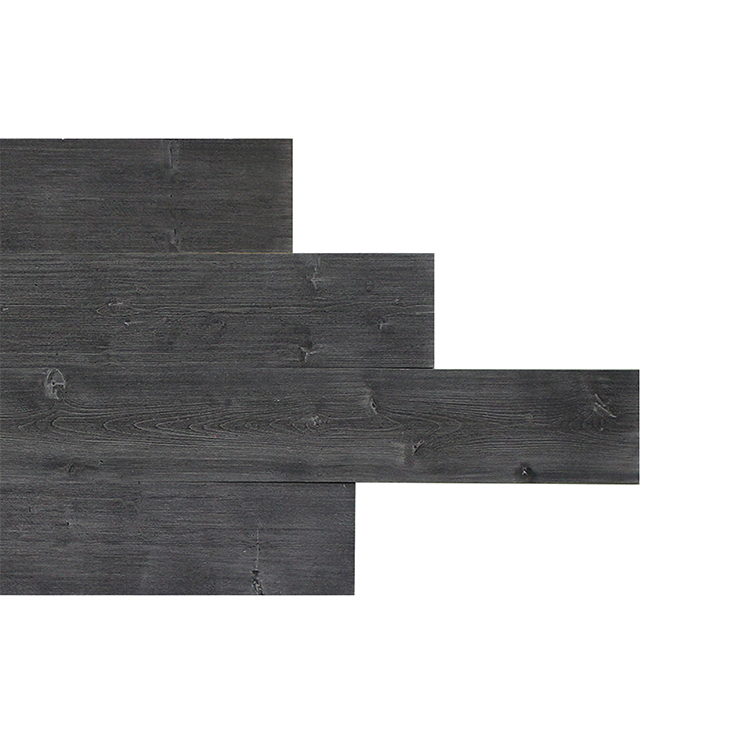 Solide bois 3d mur support adhésif planches de bois