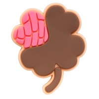 Breloques et chaînes décoratives unisexe en plastique PVC et caoutchouc souple pour sabots mexicains à motif de dessin animé et à trous, pour enfants
