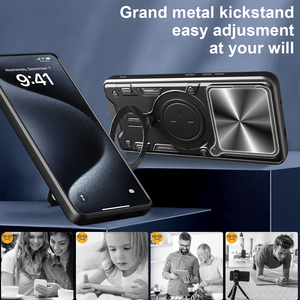 Protector de cámara más vendido, cobertura completa, carga inalámbrica, soporte magnético, armadura, funda de teléfono para Itel A50 4G A60 A60S <span class=keywords><strong>A70</strong></span> - Product Image 6