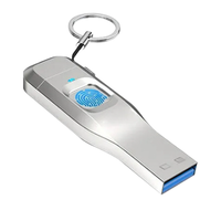 Disco de memoria USB 3,0 Interfaz tipo C Computadora y teléfono móvil Disco USB de doble propósito Cifrado de huellas dactilares Unidad Flash 64G Pen