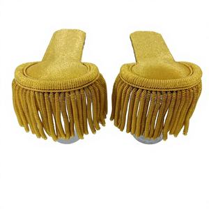 Épaulettes d'uniforme d'extérieur de luxe, style personnalisé, couleur sur mesure, 100% dentelle brodée à motifs, selon les exigences du client - Product Image 1