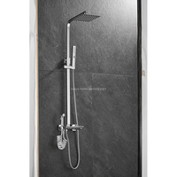 Nouveau multifonctionnel galvanoplastie Piano douche salle de bain douche robinet ensemble numérique douche mélangeur