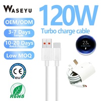Cable USB Tipo C de 120W, 6A, Carga Rápida, Cable USB para Teléfono Móvil, para Huawei 30, Xiaomi Redmi, Samsung, POCO, Cable de Datos USB C