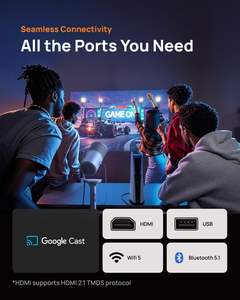 XGIMI <span class=keywords><strong>Mogo</strong></span> 4 2025 Projecteur laser portable Android TV Mise au point automatique 550 Lux <span class=keywords><strong>2</strong></span>,5h de lecture Double haut-parleur 6W 2025 - Product Image 3