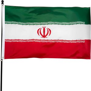 Oeillets extérieurs en laiton résistants à <span class=keywords><strong>la</strong></span> décoloration bon marché République islamique d'Iran drapeaux nationaux avec 3x5 pieds - Product Image 3