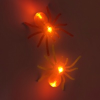 Nouvel arrivage jouets led fête clignotant jouet enfants halloween fête farces fenêtre d'aspiration lumineuse araignée