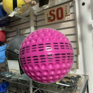 Polyurethan-Schaum PU Rosa 12 Zoll Übungsbälle mit Vertiefungen Feldübungs-PU-Schlagbälle Pitching-Trainings-Softbälle - Product Image 1
