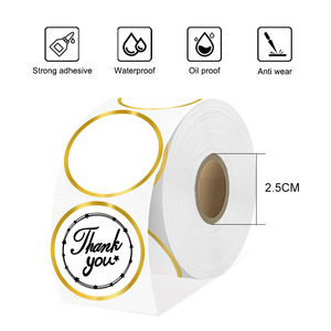 Custom Self Adhesive Thermal Paper <b>Label</b> Roll Waterproof Barcode Sticker for Product <b>Packaging</b> Shipping and Storage Labeling - Product Image 2