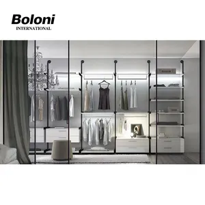 Boloni โต๊ะไม้แบบพกพาพับได้,โต๊ะคอมพิวเตอร์สำหรับห้องรับแขกห้องนอนตู้เสื้อผ้าพร้อมล็อกเกอร์