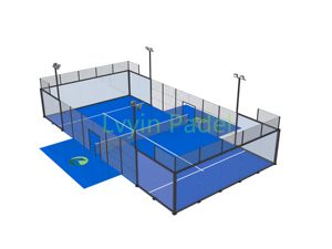 Meilleure vente Standard tape <span class=keywords><strong>Padel</strong></span> Court de tennis avec clôture en treillis métallique Paddle Court <span class=keywords><strong>Terrain</strong></span> <span class=keywords><strong>Padel</strong></span> avec prix d'usine - Product Image 4